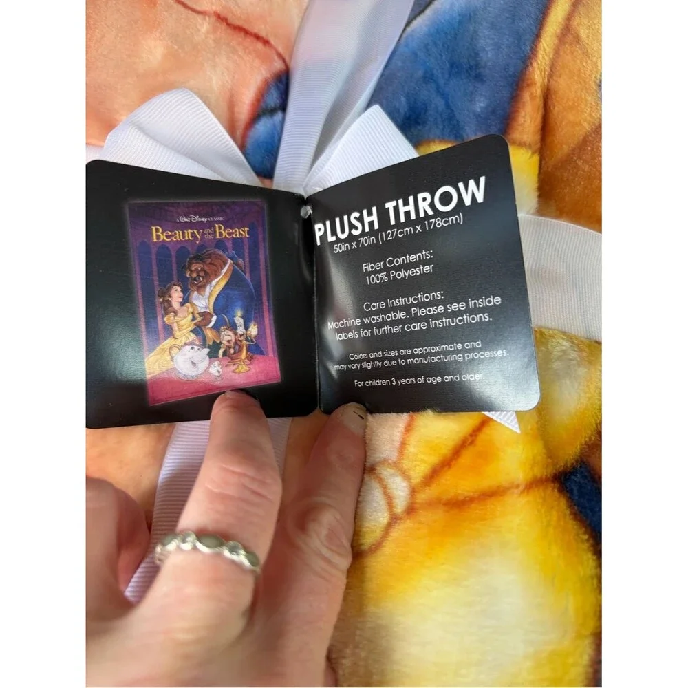 Disney Beauty and the Beast VHS Blanket